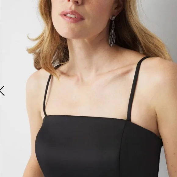 NWT WHBM Asymmetrical Hem Bustier. Medium. Glamorous!! Size 10. - Picture 3 of 13